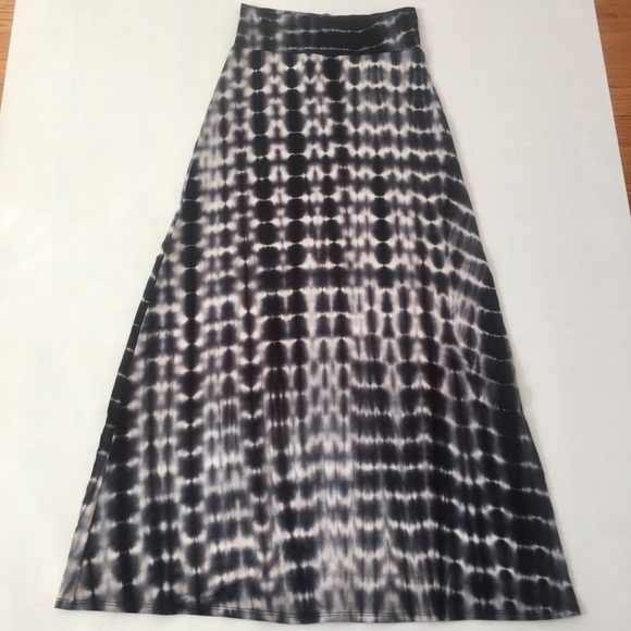 Got Style Two Tone Printed Maxi Skirt Size S - Picture 1 of 8